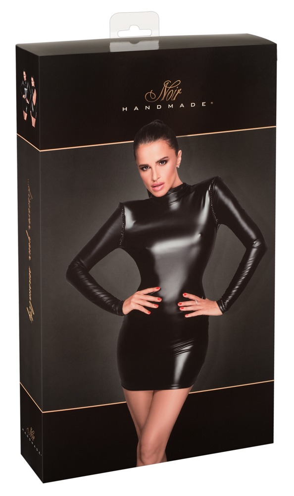 Noir Handmade Tight Fitting Long Sleeved Dress SMALL 8 - Image 7