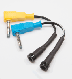 E-stim 4mm Low Profile Adaptors Blistered Pack