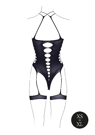 Metis XVI - Body with Garters and Crossed Neckline one size plus - Image 10