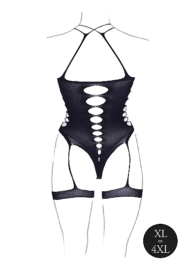 Metis XVI - Body with Garters and Crossed Neckline one size plus - Image 5