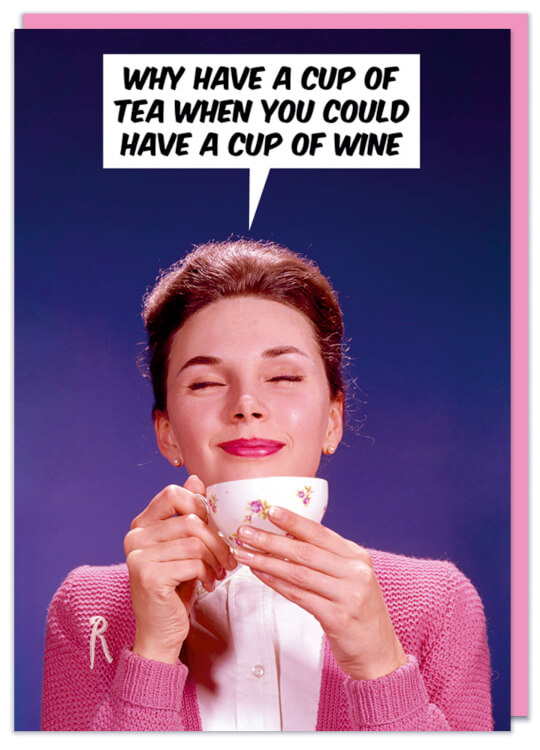 Cup of wine Card