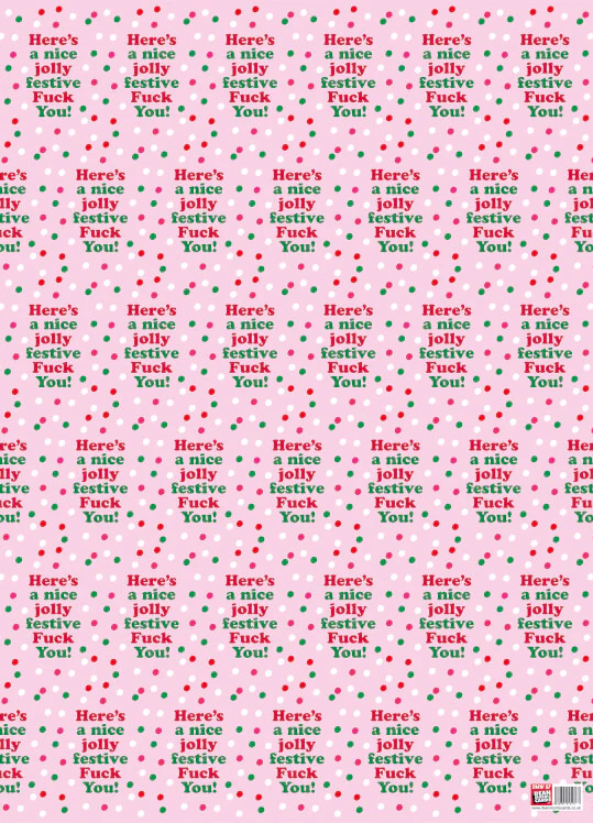 Jolly festive fuck you Gift Wrap