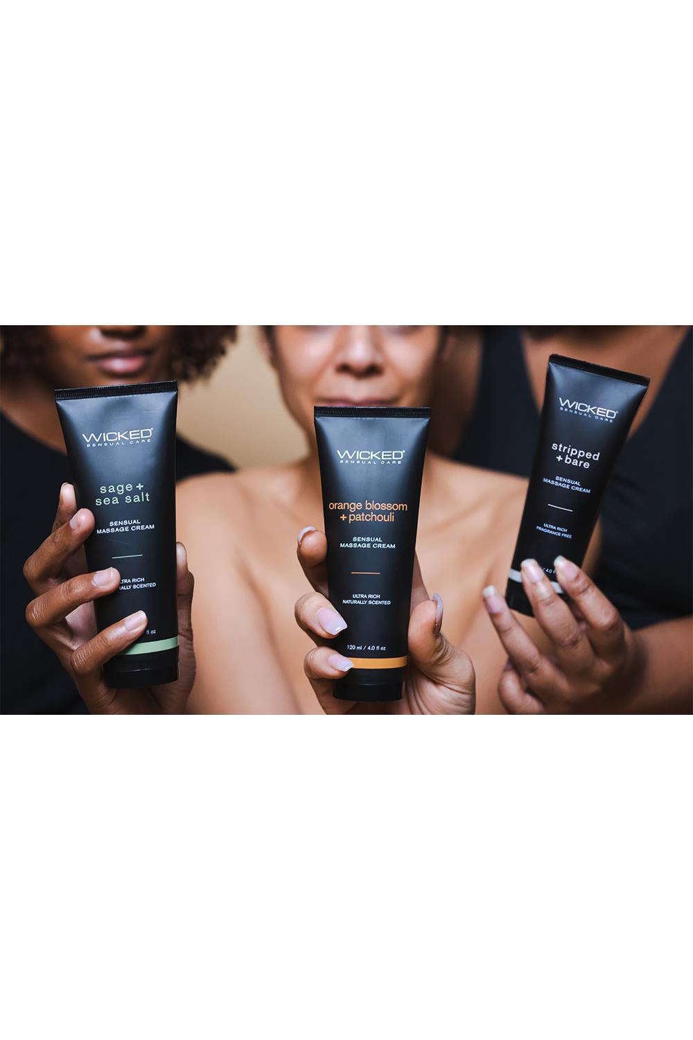 Sensual Massage Cream 120Ml Stripped And Bare Unscented - Image 3