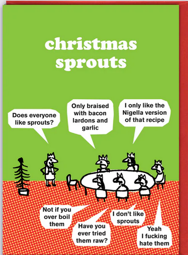 Christmas Sprouts - Christmas Card