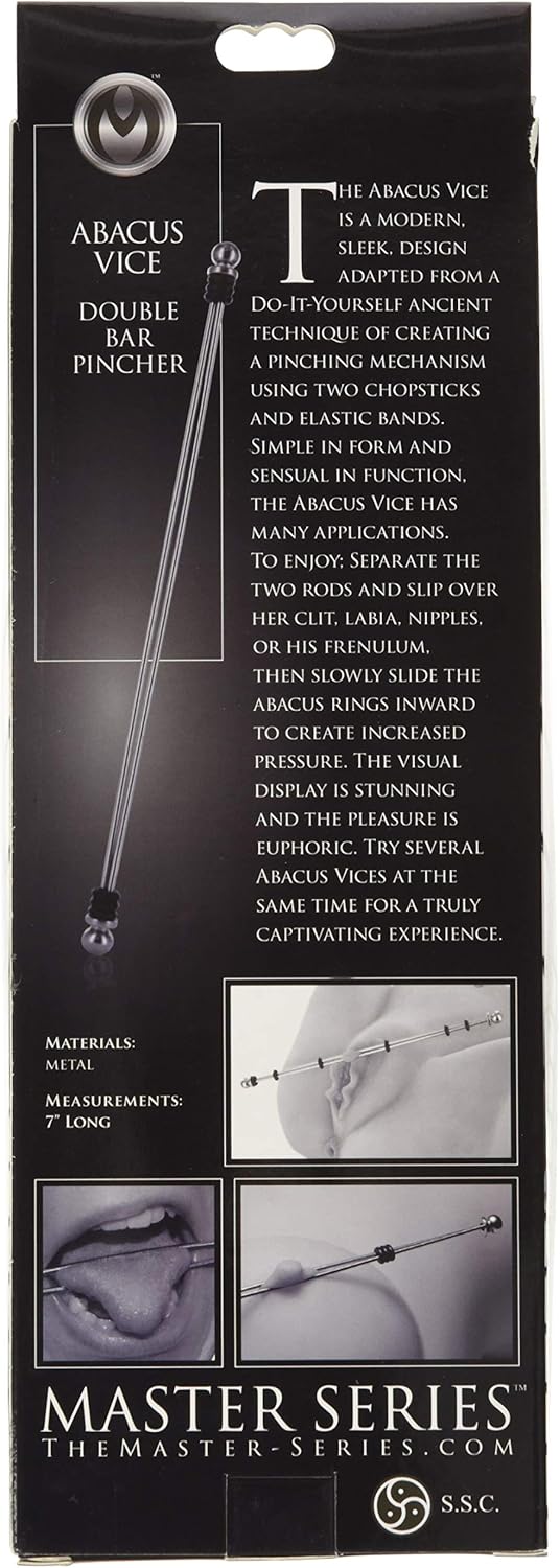 Master Series Silver Abacus Vice Double Bar Pincher - Image 3